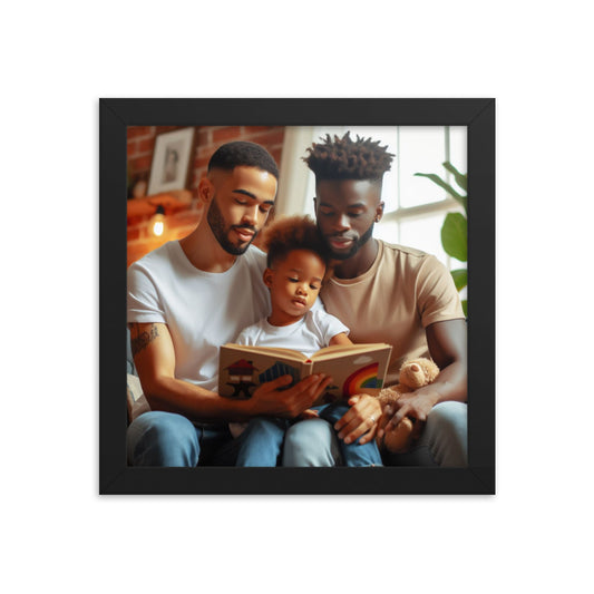 Couple Reading to Their Child