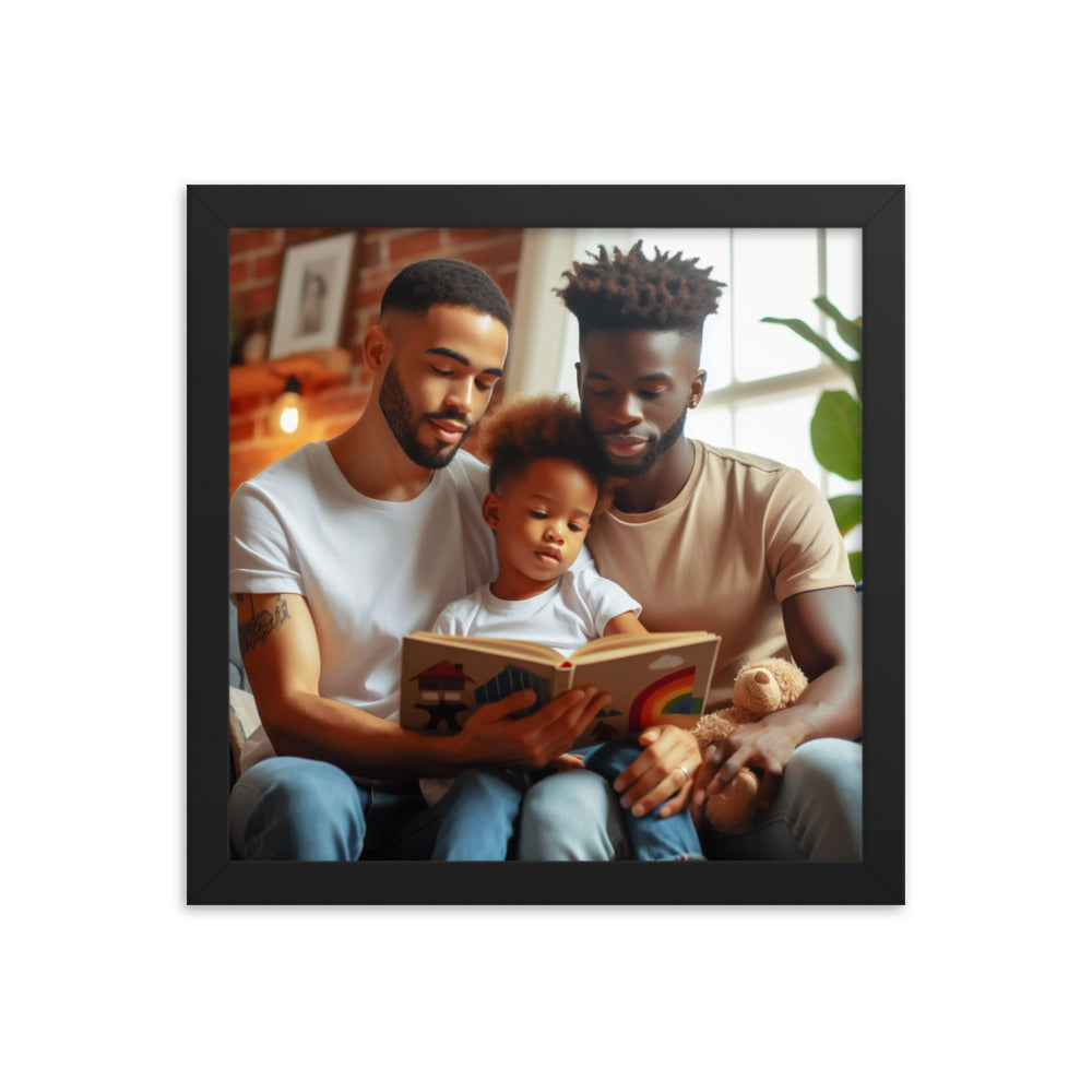 Couple Reading to Their Child