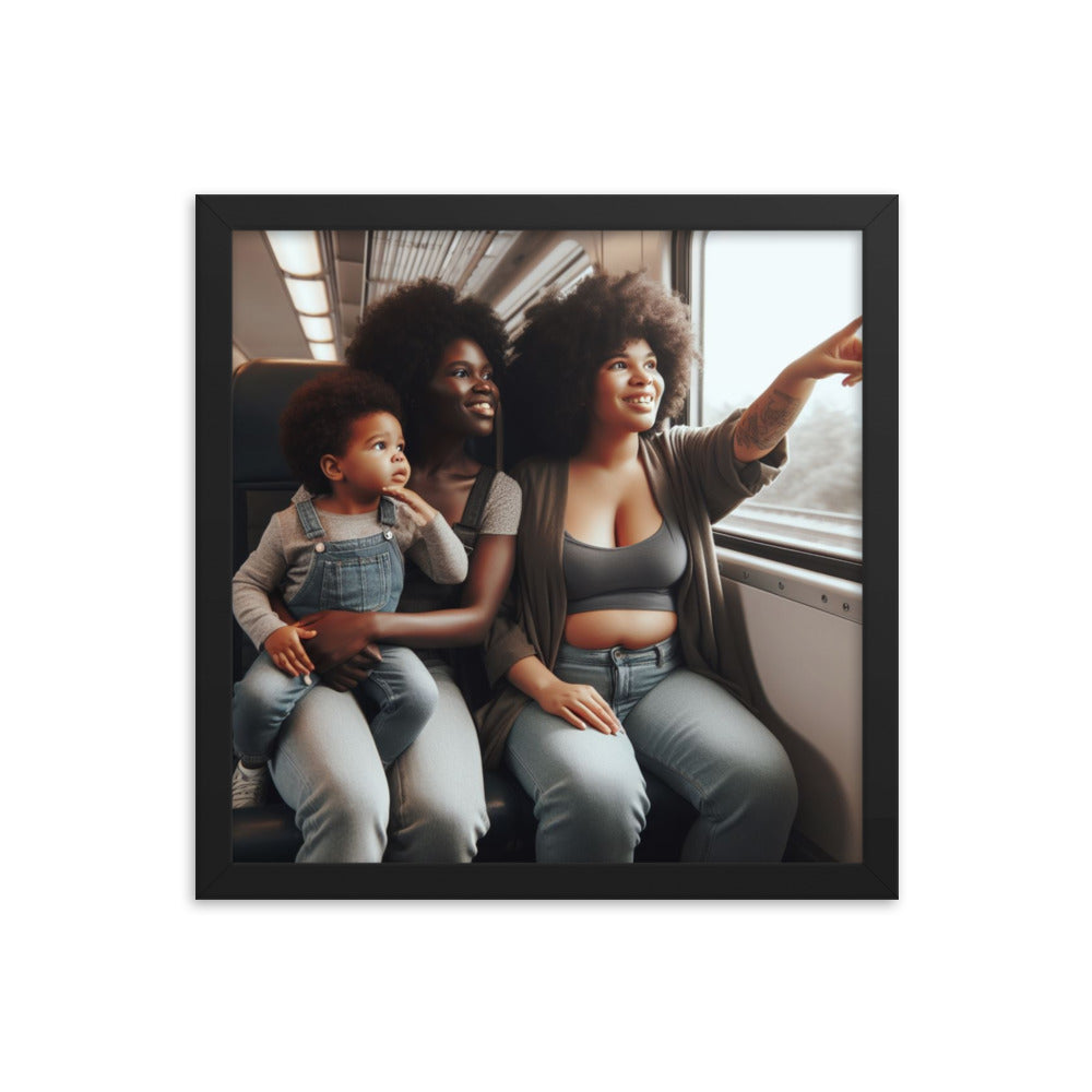 Family on a Train