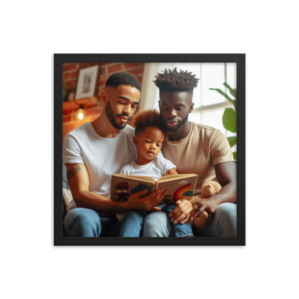 Couple Reading to Their Child