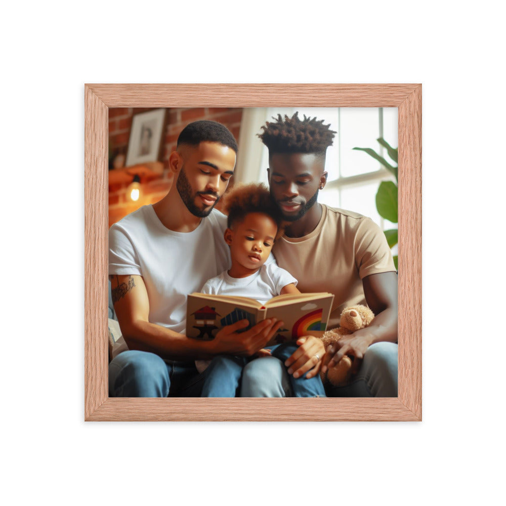 Couple Reading to Their Child