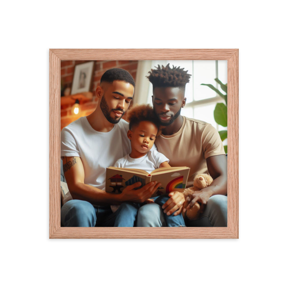 Couple Reading to Their Child