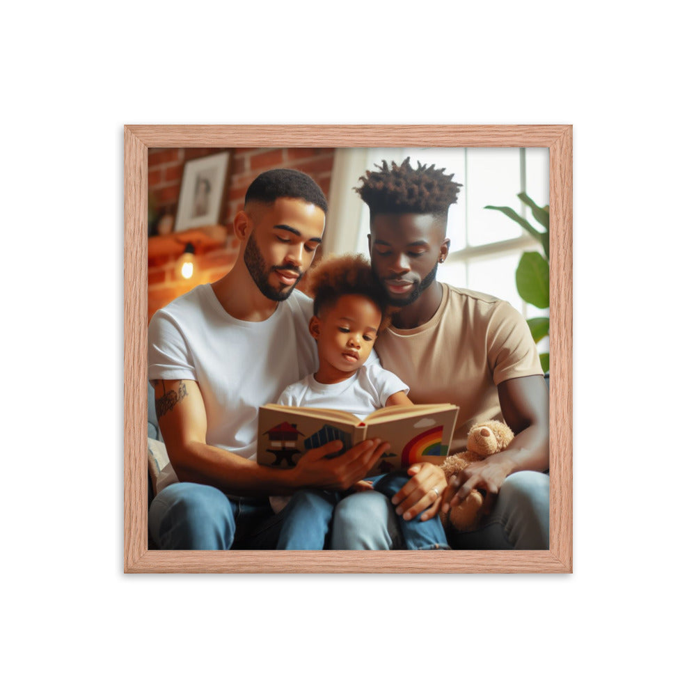 Couple Reading to Their Child