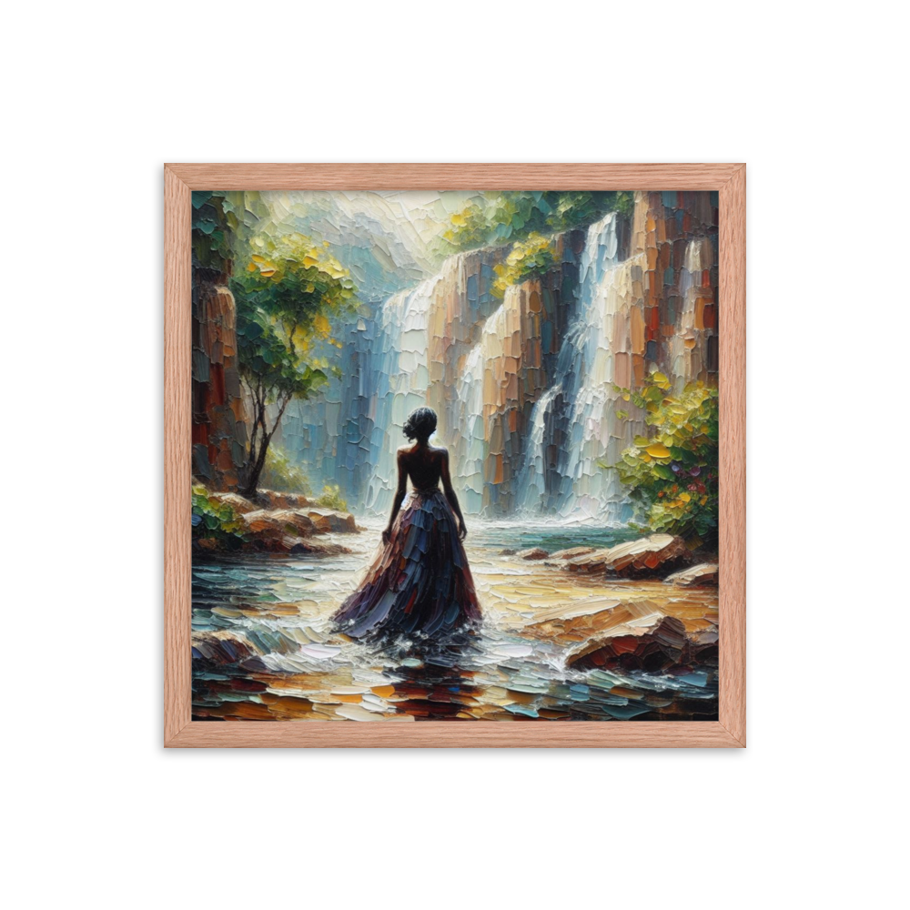 Woman and Waterfall