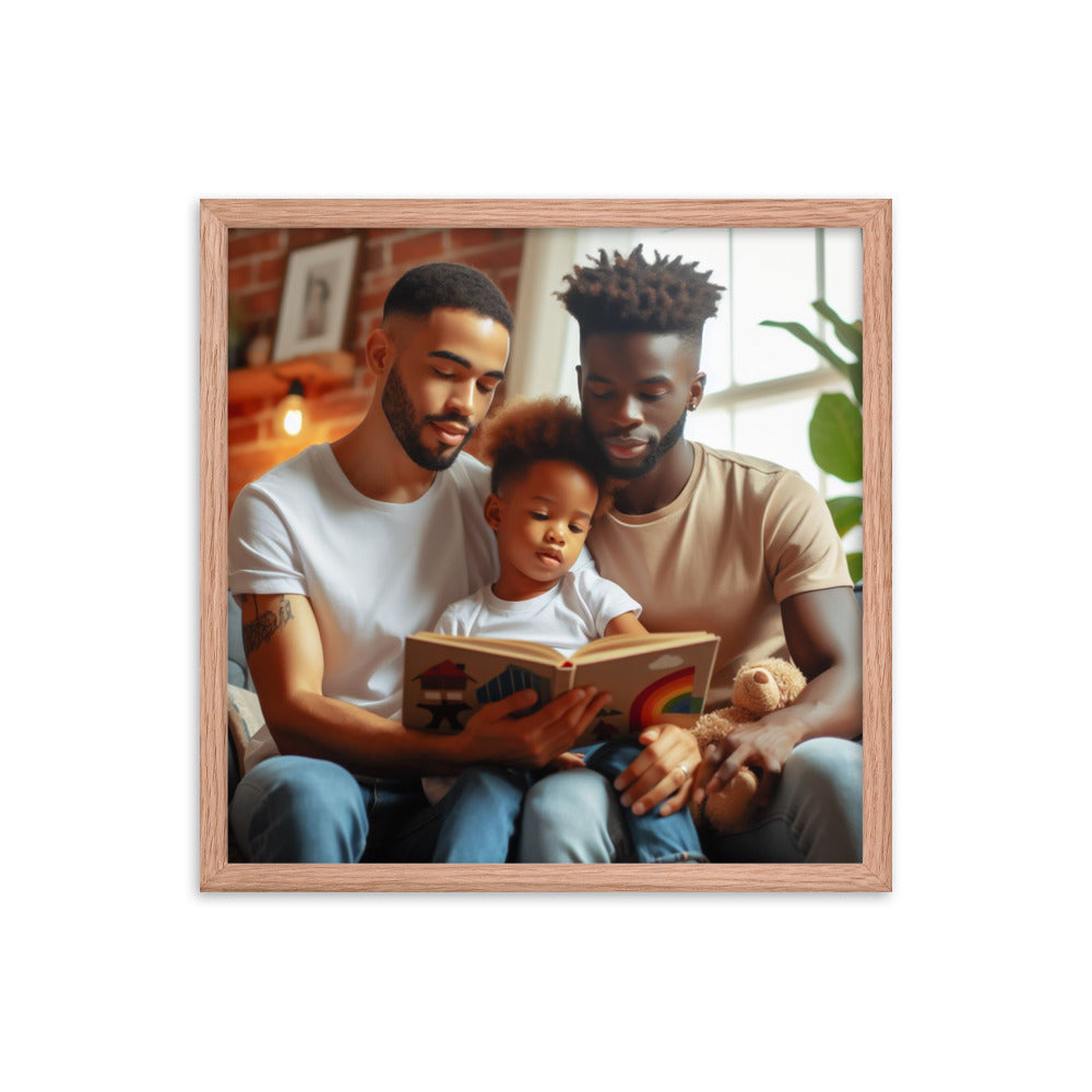 Couple Reading to Their Child