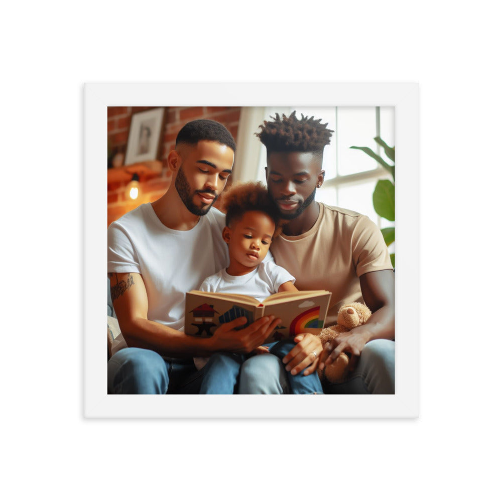 Couple Reading to Their Child