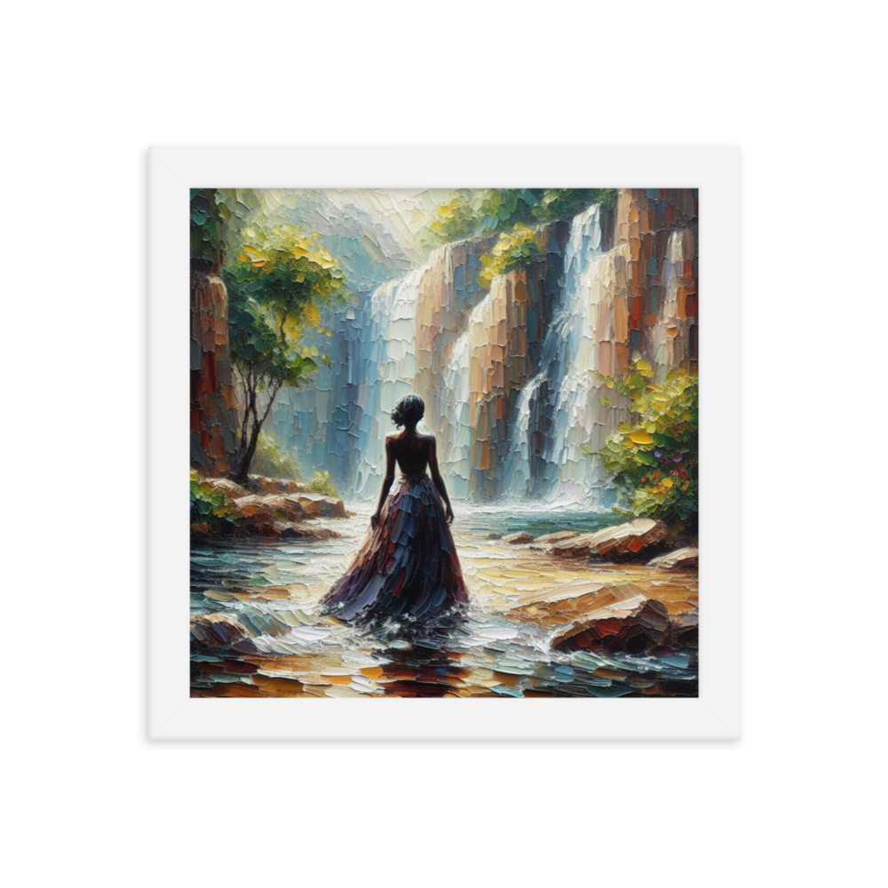 Woman and Waterfall