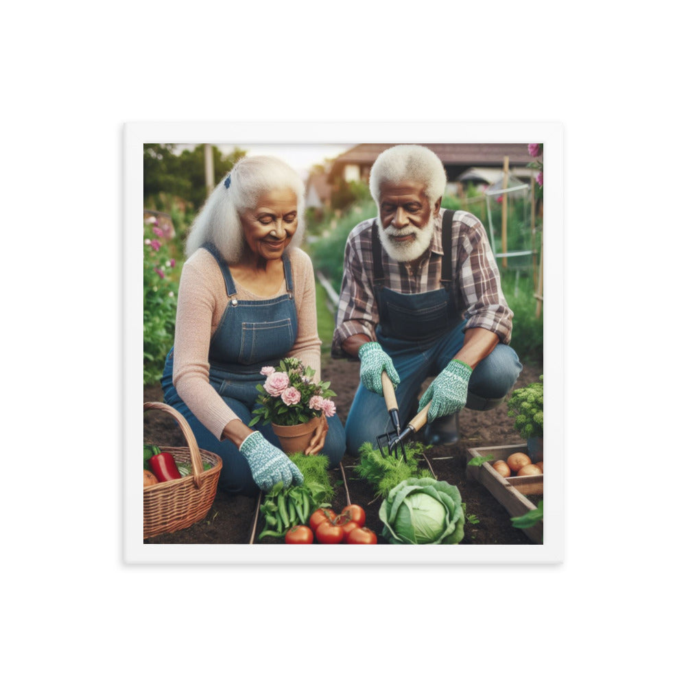 Couple Gardening