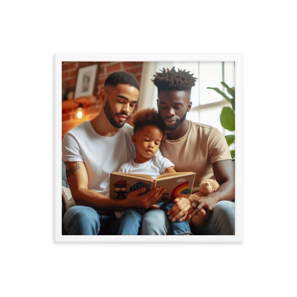 Couple Reading to Their Child