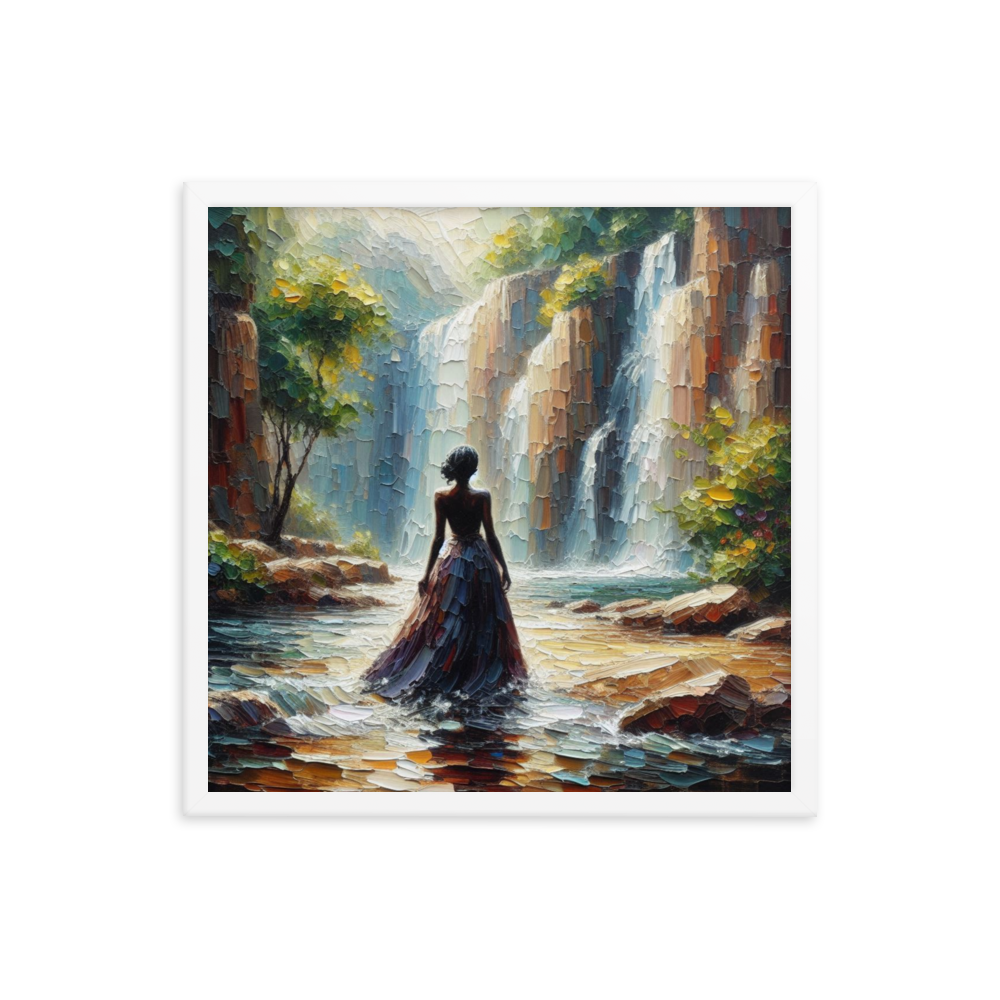 Woman and Waterfall